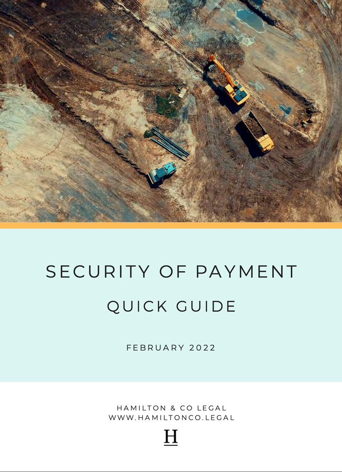 Security Of Payment - Quick Guide